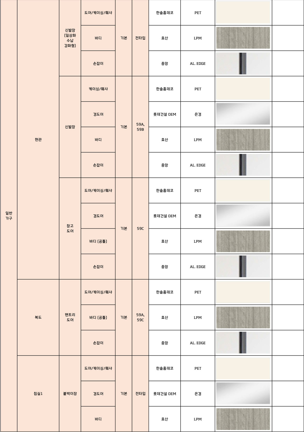 경기광주 롯데캐슬 시그니처 마감재 안내
