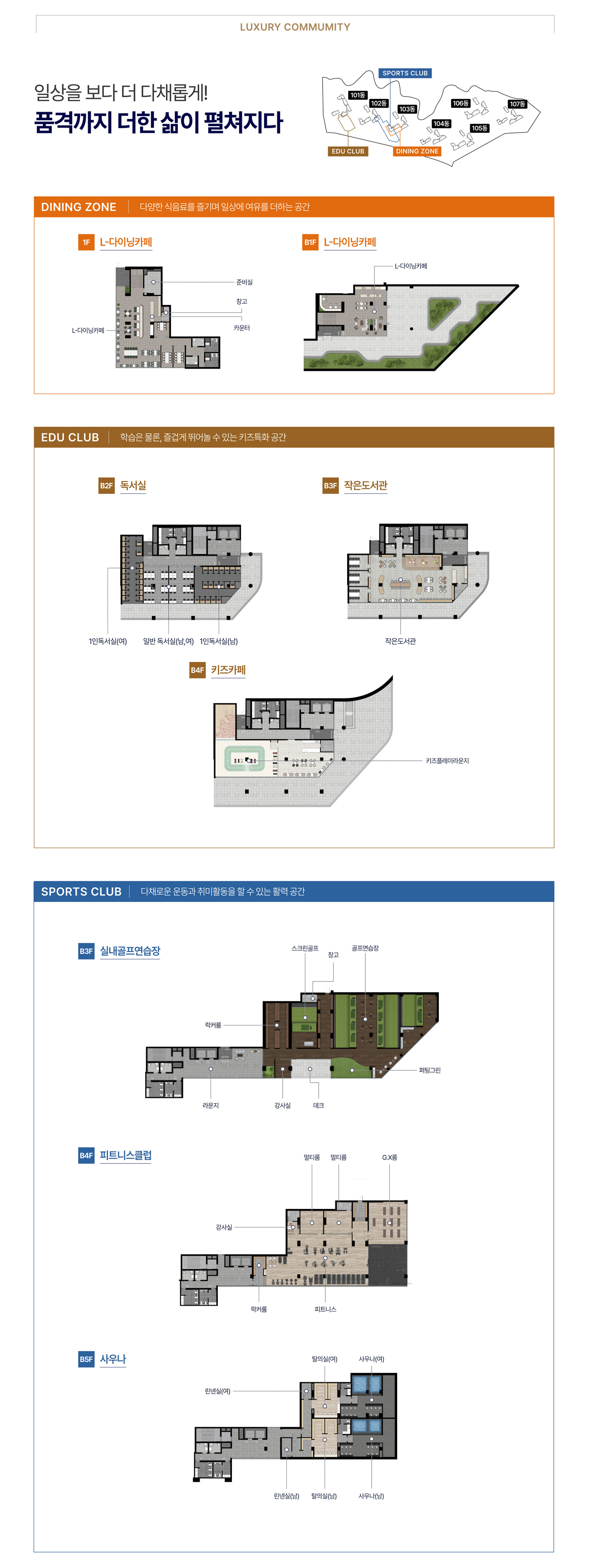 경기광주 롯데캐슬 시그니처 커뮤니티 안내