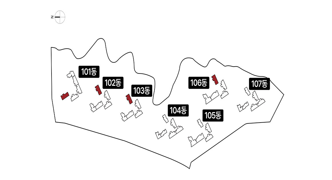 84D TYPE 평면도